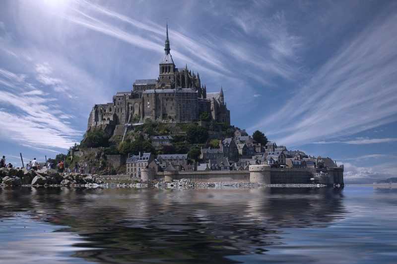 Mont Saint Michel en Francia