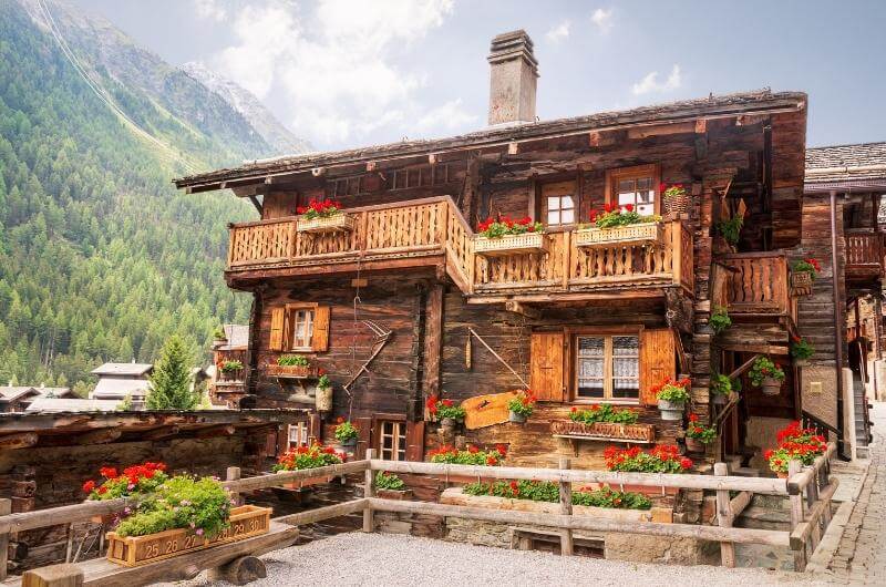 Grimentz - pueblos de Suiza