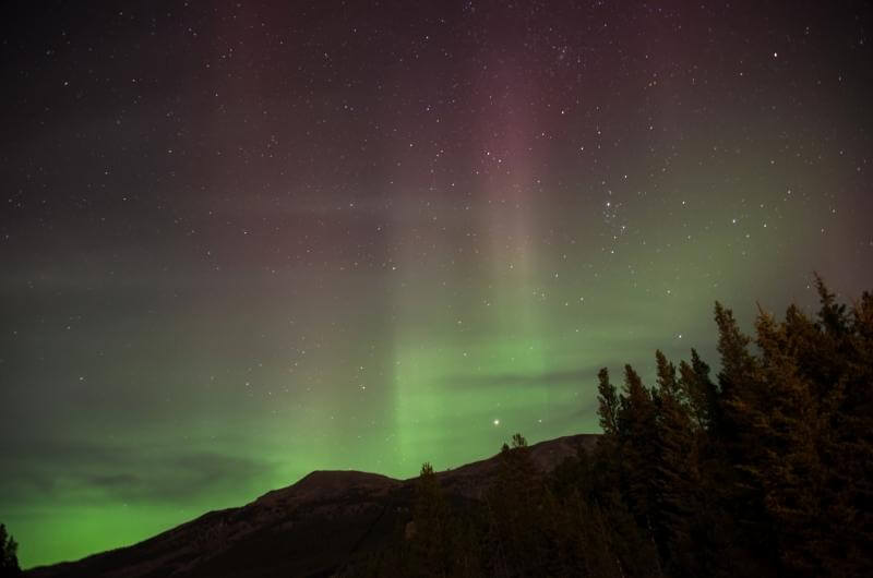 Auroras Boreales en Banff