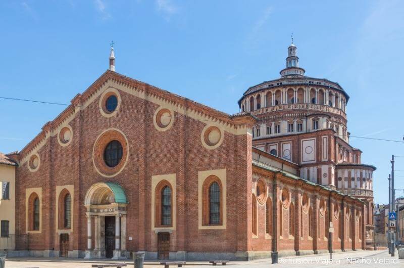 La famosa Basílica Santa Maria delle Grazie
