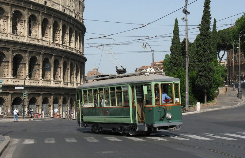 Roma en tranvía
