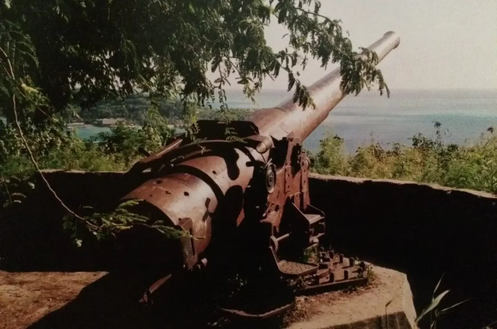 Un cañón de la Segunda Guerra Mundial