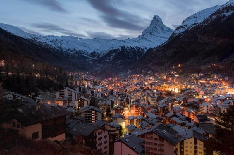 Zermatt, una de las ciudades más bonitas de Suiza