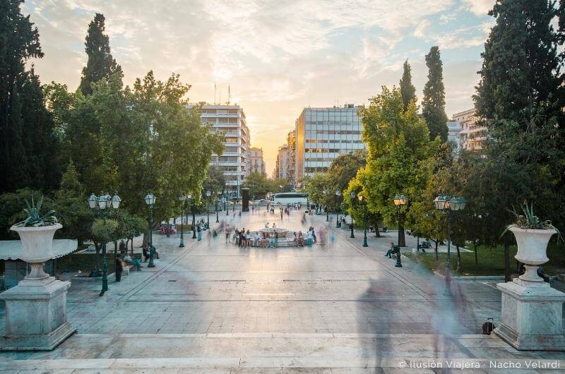 Plaza Syntagma - dónde alojarse en Atenas