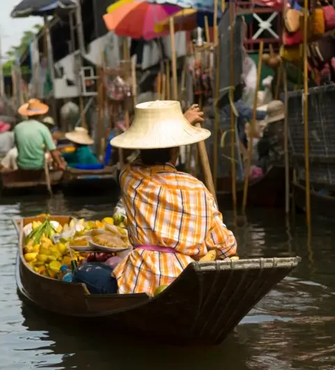 Mercados flotantes de Tailandia