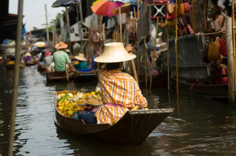 Mercados flotantes de Tailandia