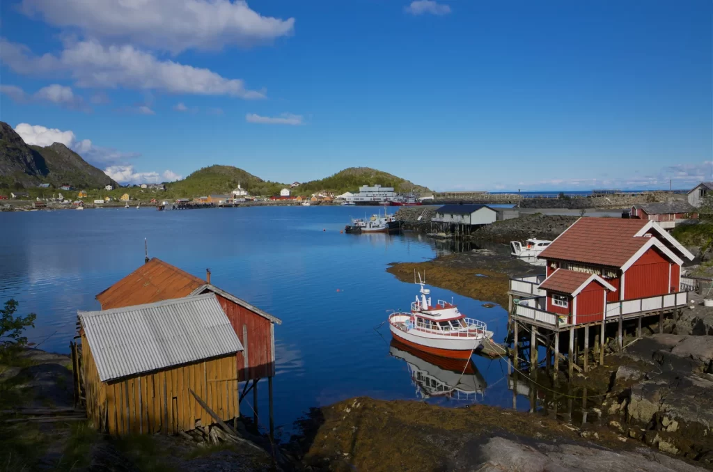 Moskenes, pueblo de Noruega