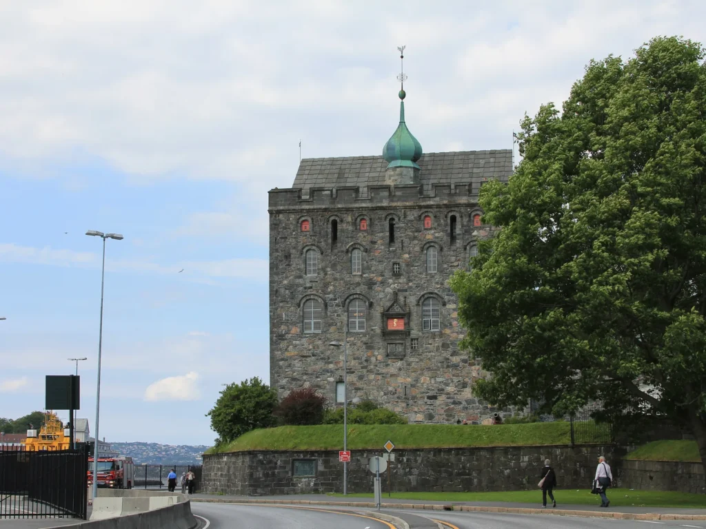 La torre Rosenkrantz, en la fortaleza de Bergenhus