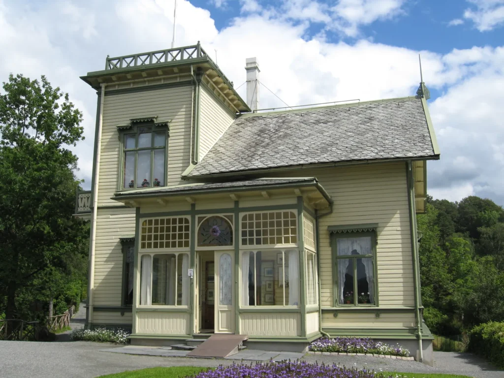 La villa de Edvard Grieg en Troldhaugen