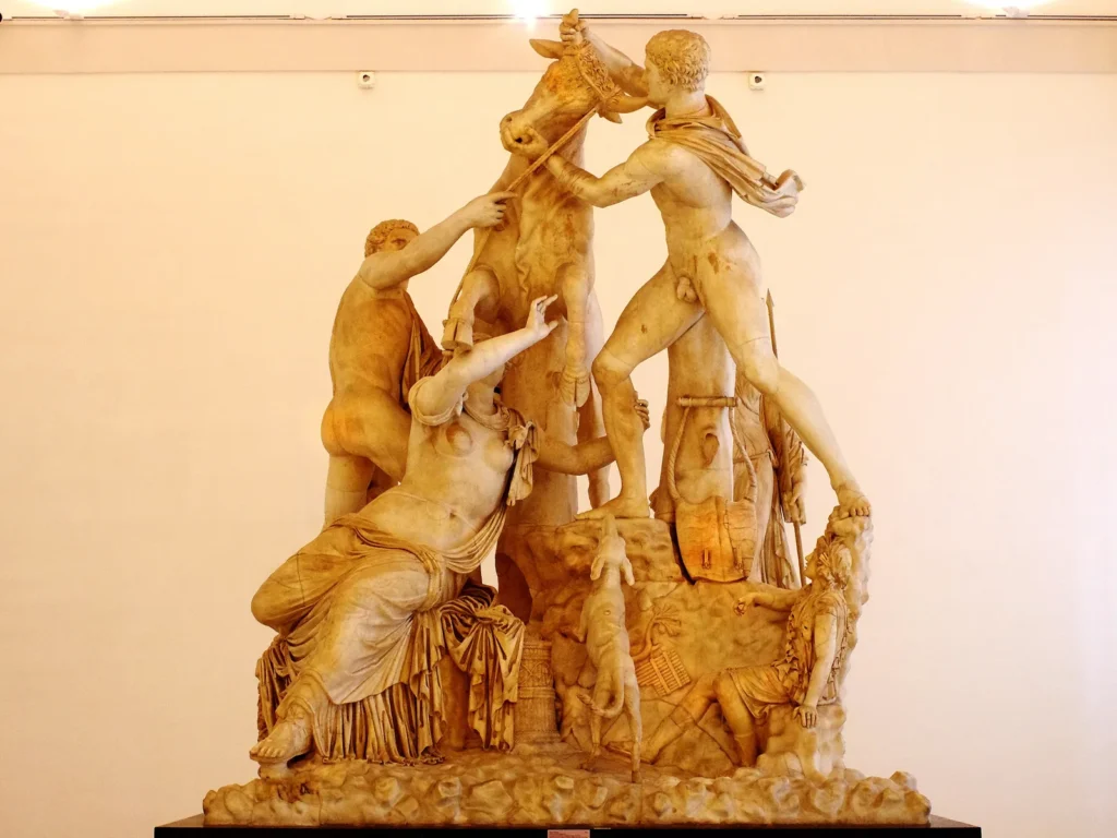 El Toro Farnese en el Museo Arqueológico Nacional de Nápoles